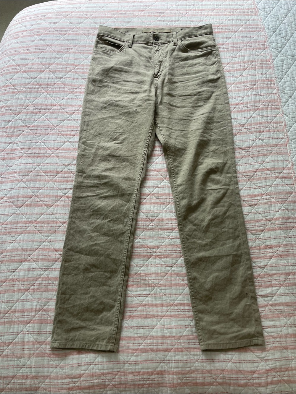 Banana Republic Men's Khaki Chinos - Olive/Tan